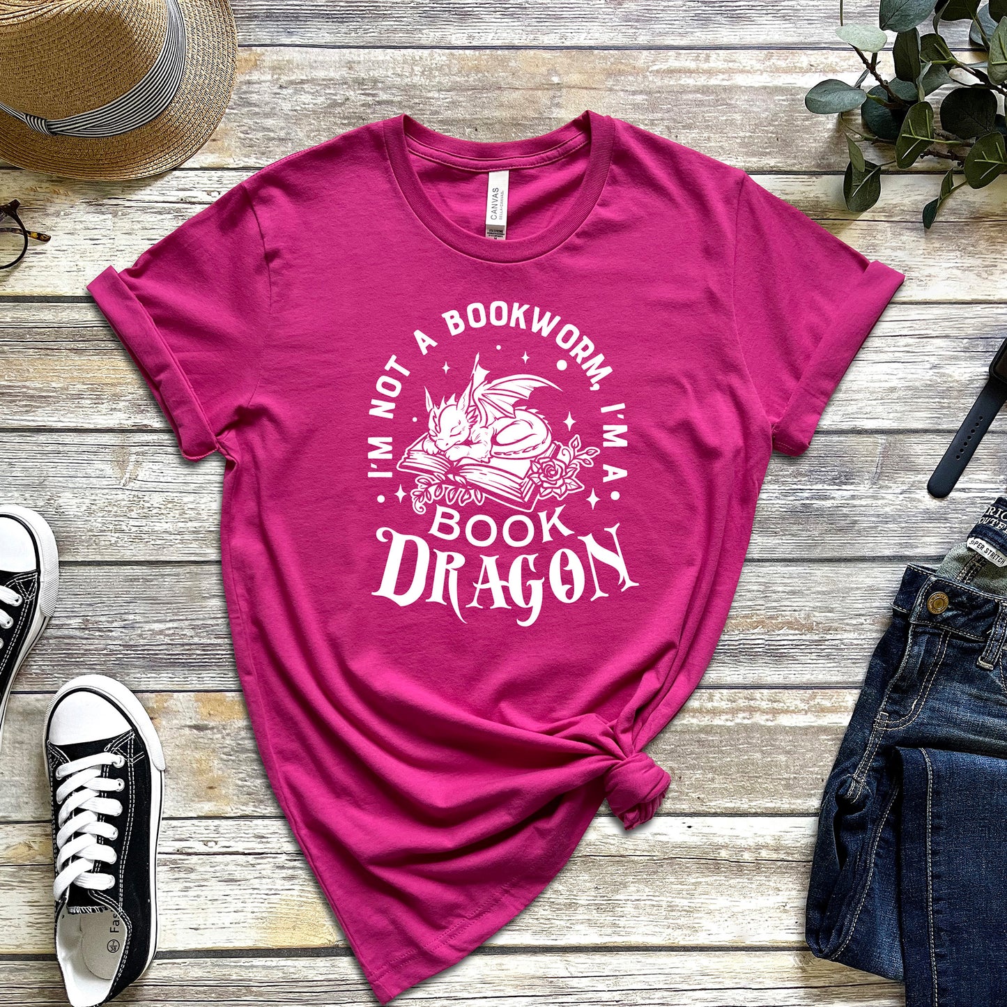 I'M NOT A BOOKWORM, I'M A BOOK DRAGON
