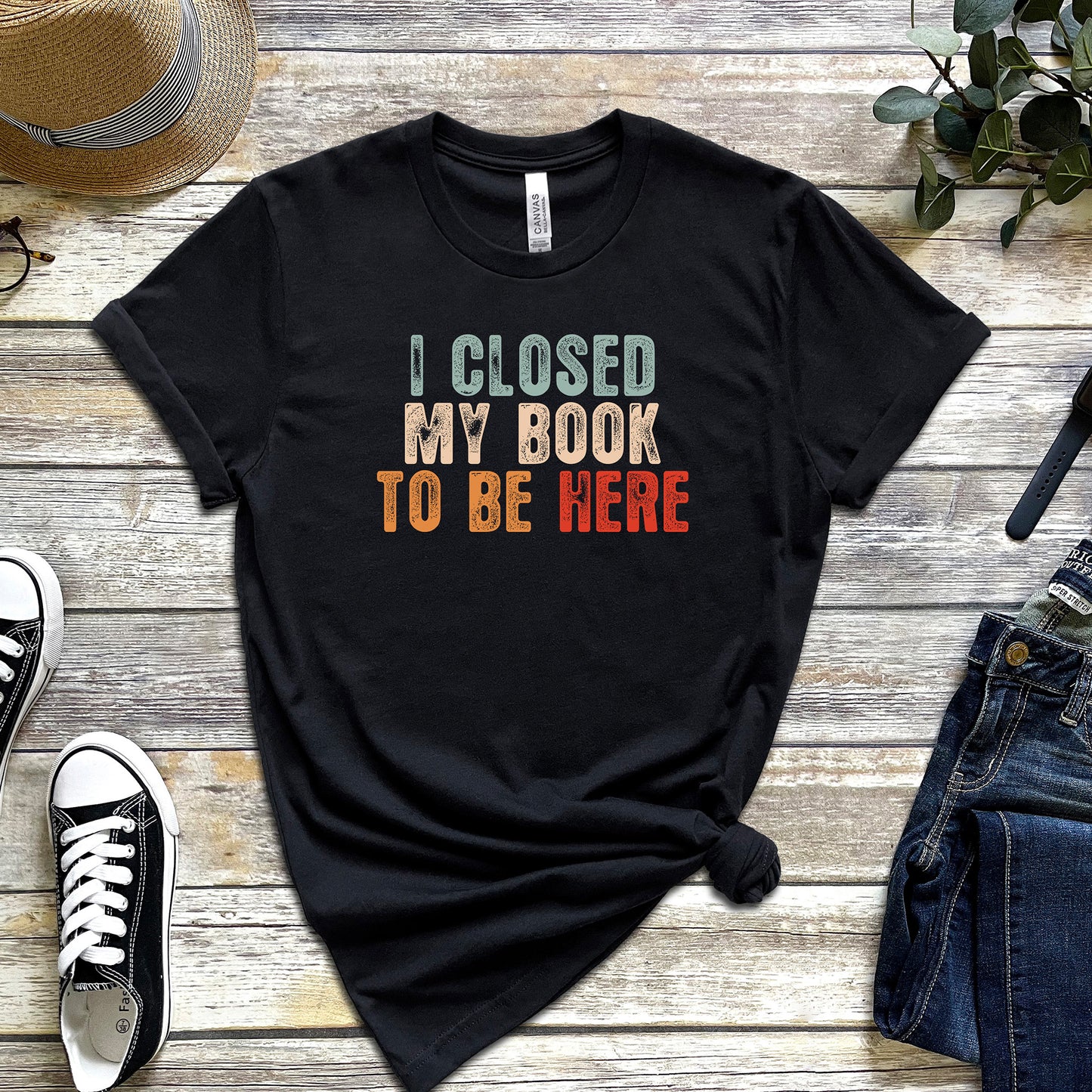 I CLOSED MY BOOK TO BE HERE