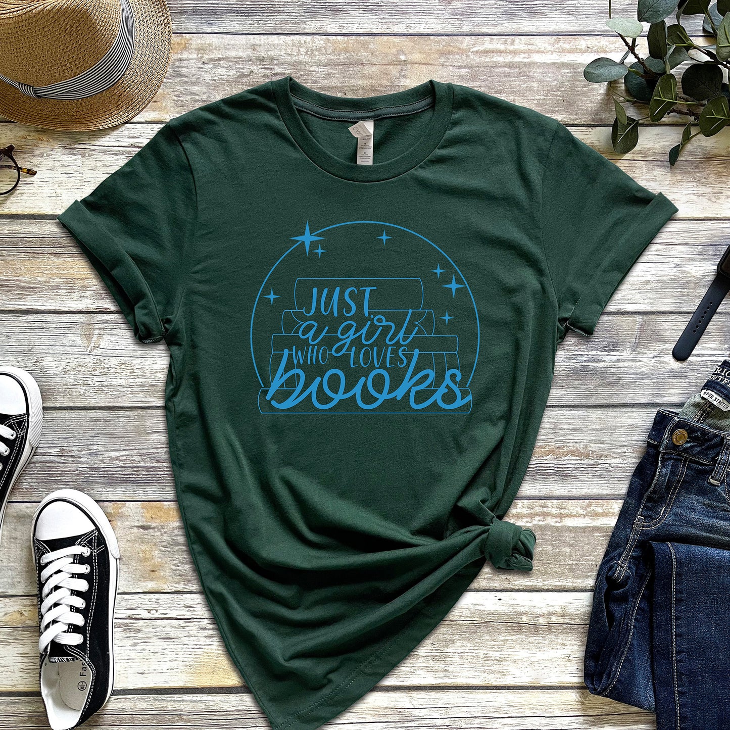 JUST A GIRL WHO LOVES BOOKS