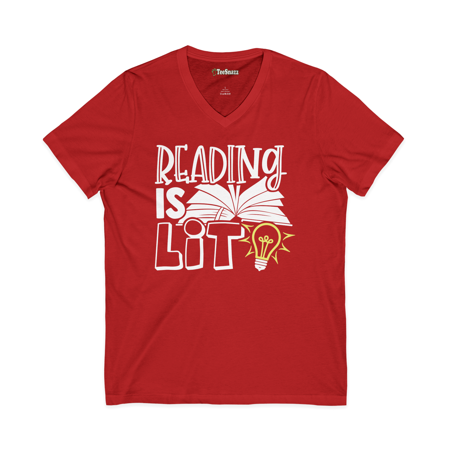READING IS LIT (V-NECK)