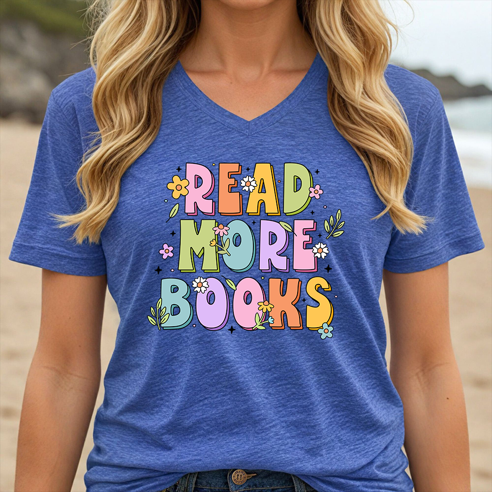 READ MORE BOOKS (V-NECK)