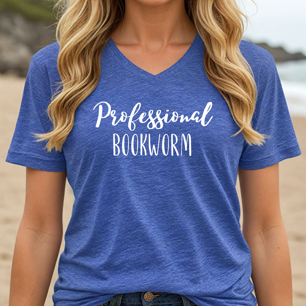 PROFESSIONAL BOOKWORM (V-NECK)