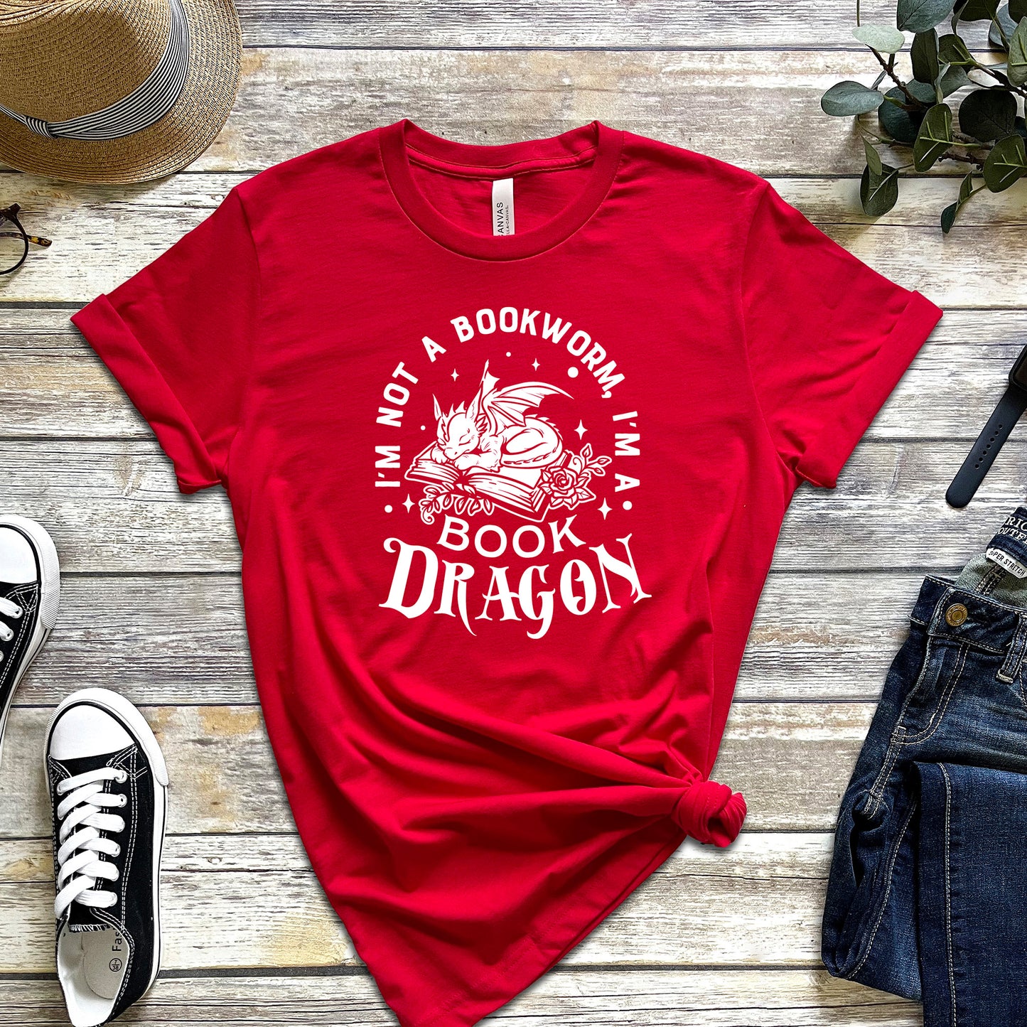 I'M NOT A BOOKWORM, I'M A BOOK DRAGON
