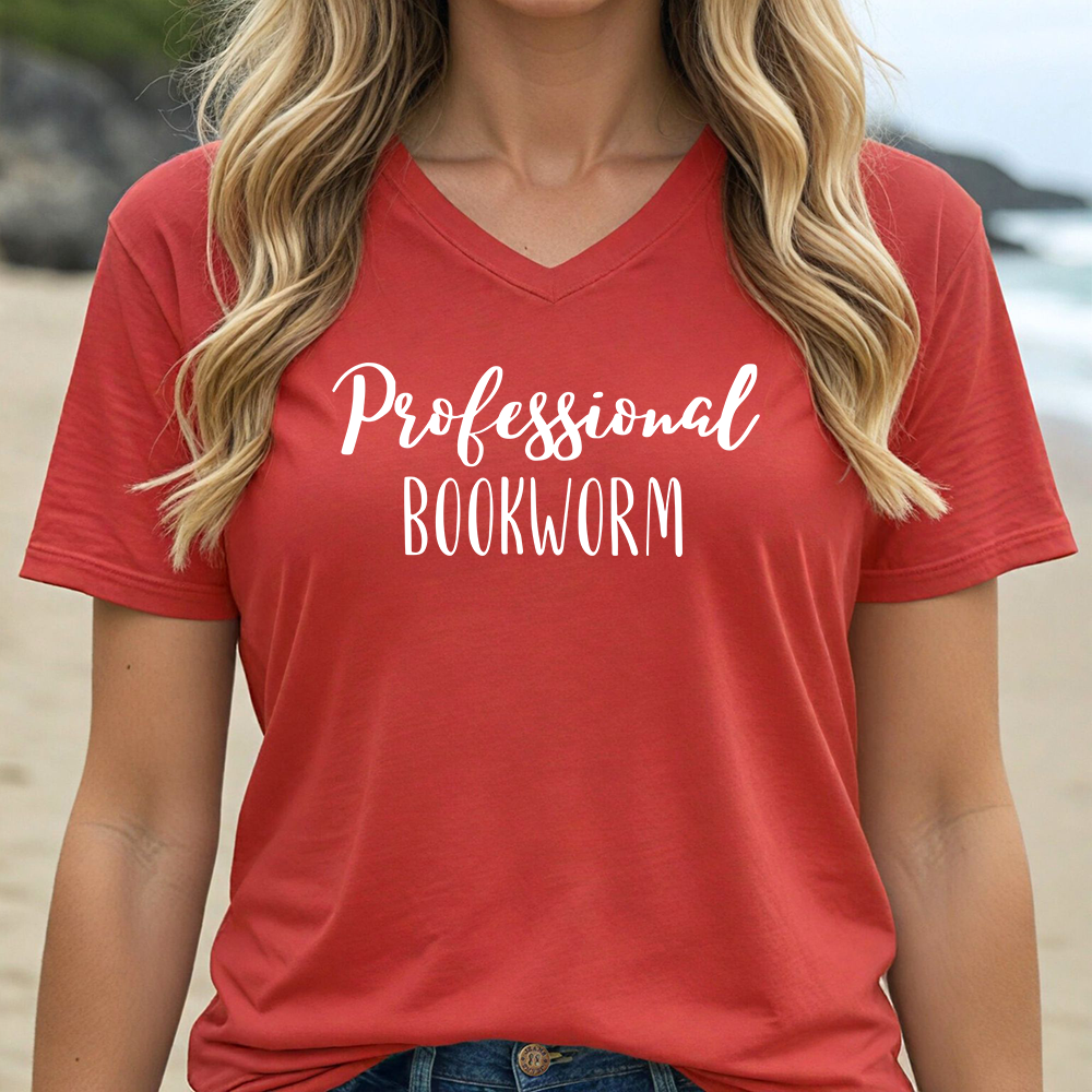 PROFESSIONAL BOOKWORM (V-NECK)