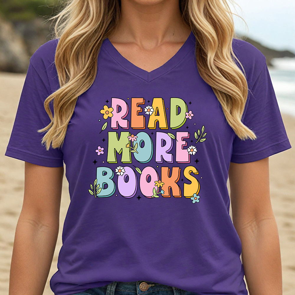 READ MORE BOOKS (V-NECK)