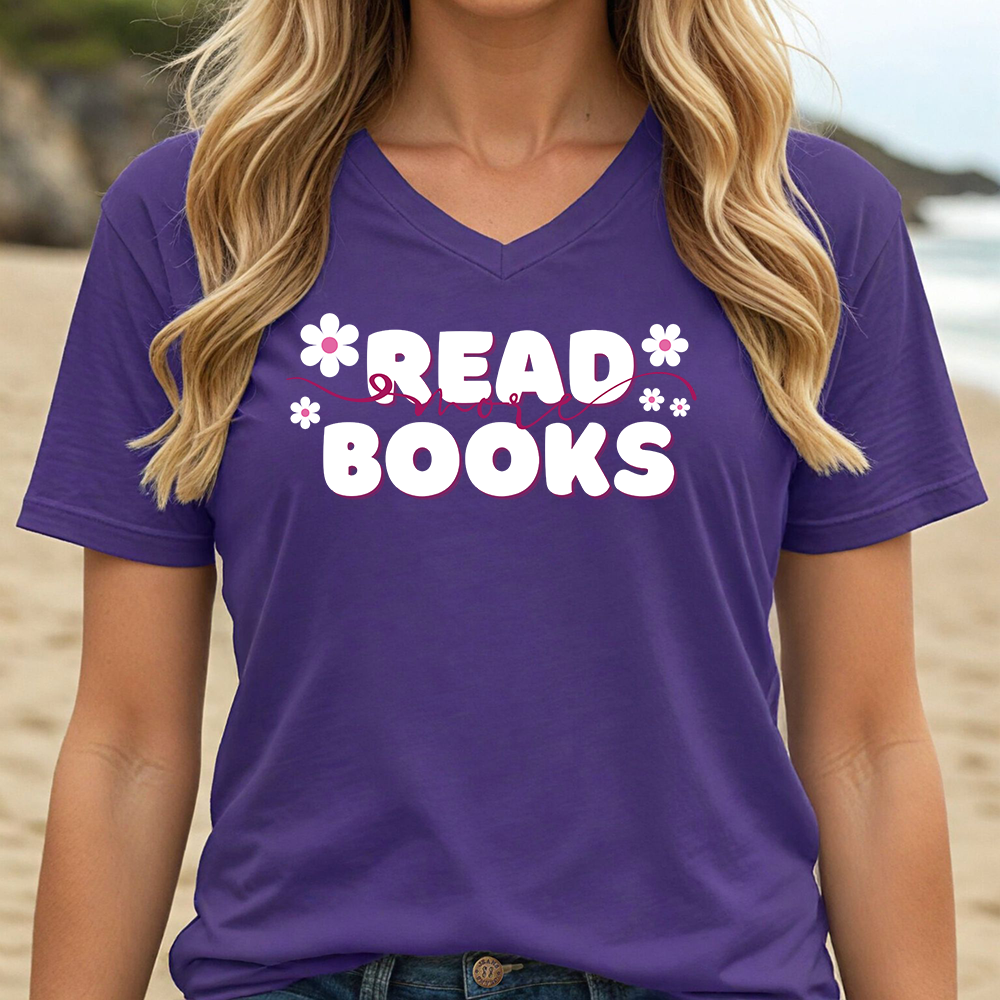 READ MORE BOOKS (V-NECK)