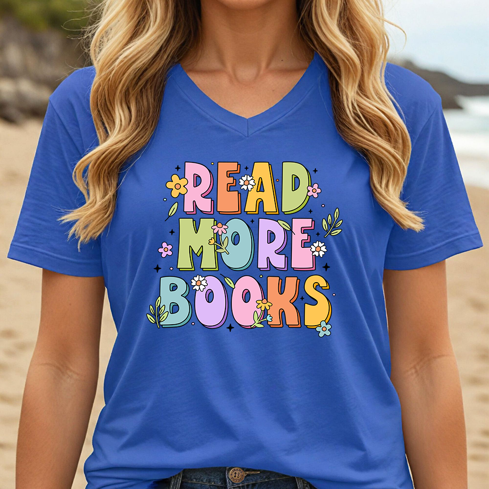 READ MORE BOOKS (V-NECK)
