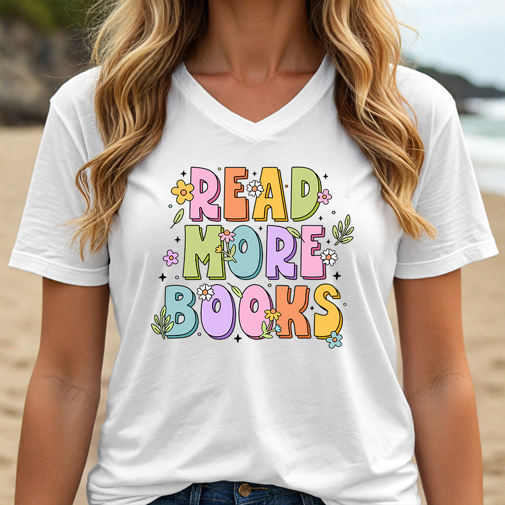 READ MORE BOOKS (V-NECK)