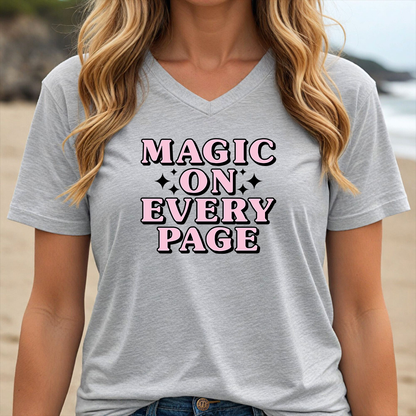 MAGIC ON EVERY PAGE (V-NECK)