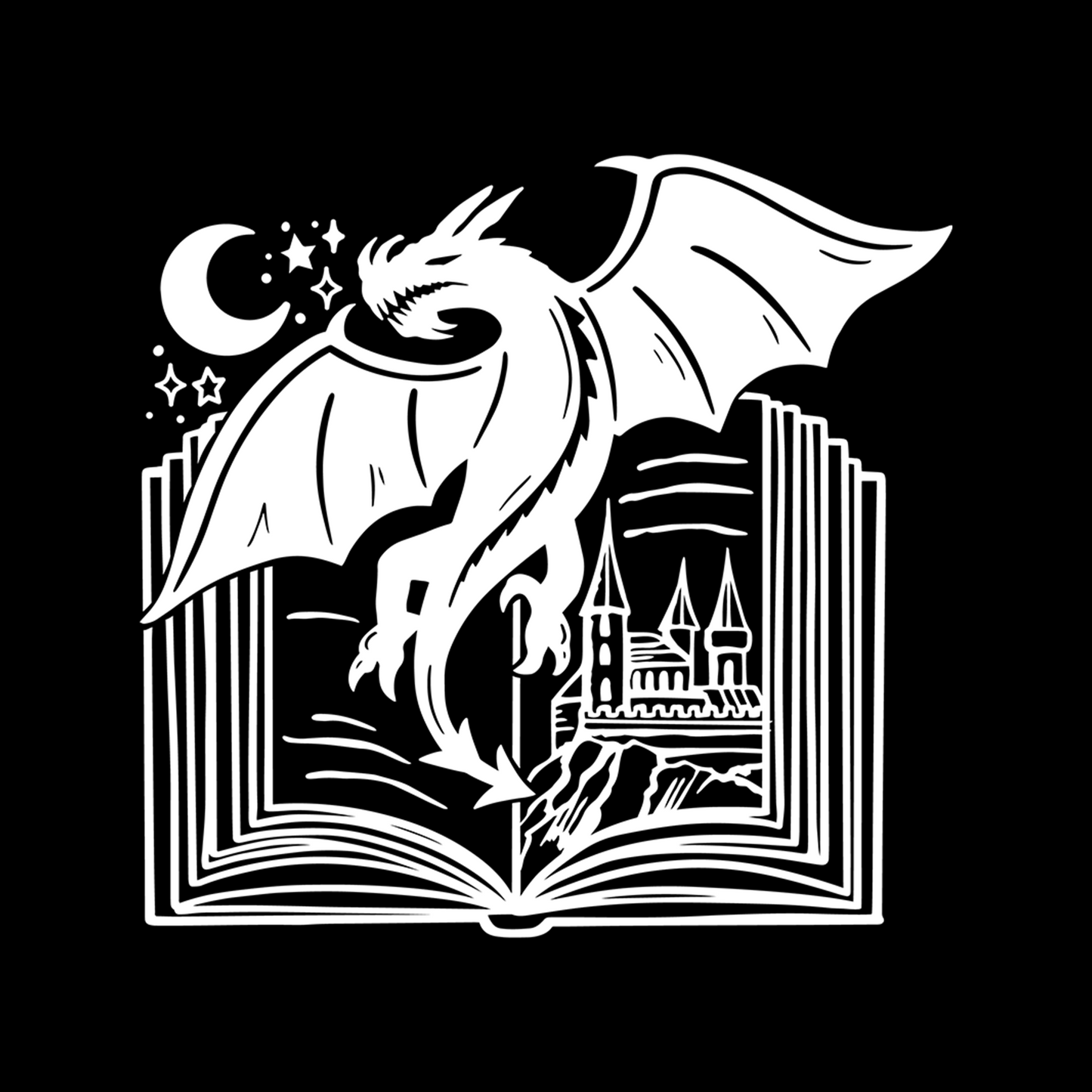 DRAGON IN A BOOK (SWEATSHIRT)
