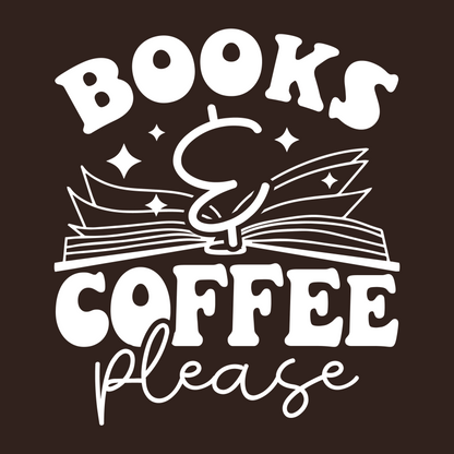 BOOKS & COFFEE PLEASE (SWEATSHIRT)