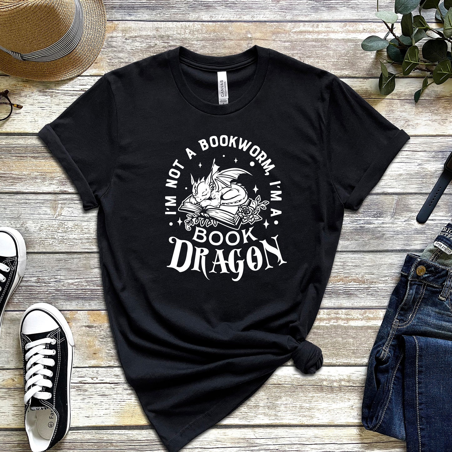 I'M NOT A BOOKWORM, I'M A BOOK DRAGON