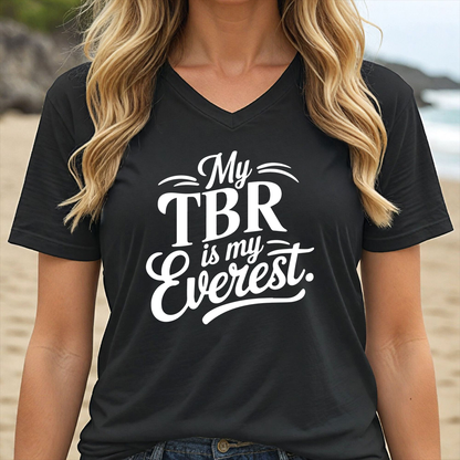 MY TBR IS MY EVEREST (V-NECK)