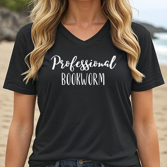 PROFESSIONAL BOOKWORM (V-NECK)
