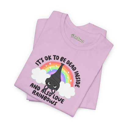 DEAD INSIDE BUT LOVE RAINBOWS (T-SHIRT)