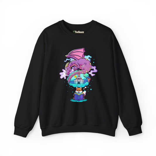 A FOX AND HIS DRAGON (SWEATSHIRT)