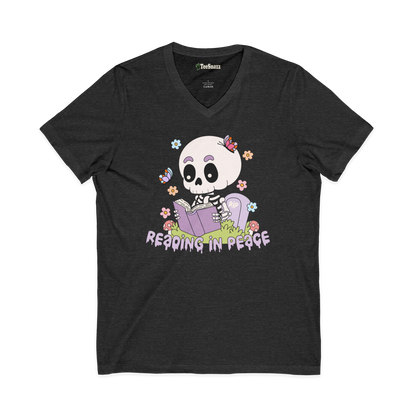 READING IN PEACE (V-NECK)