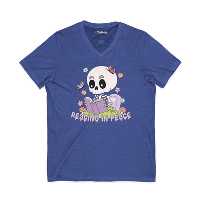 READING IN PEACE (V-NECK)
