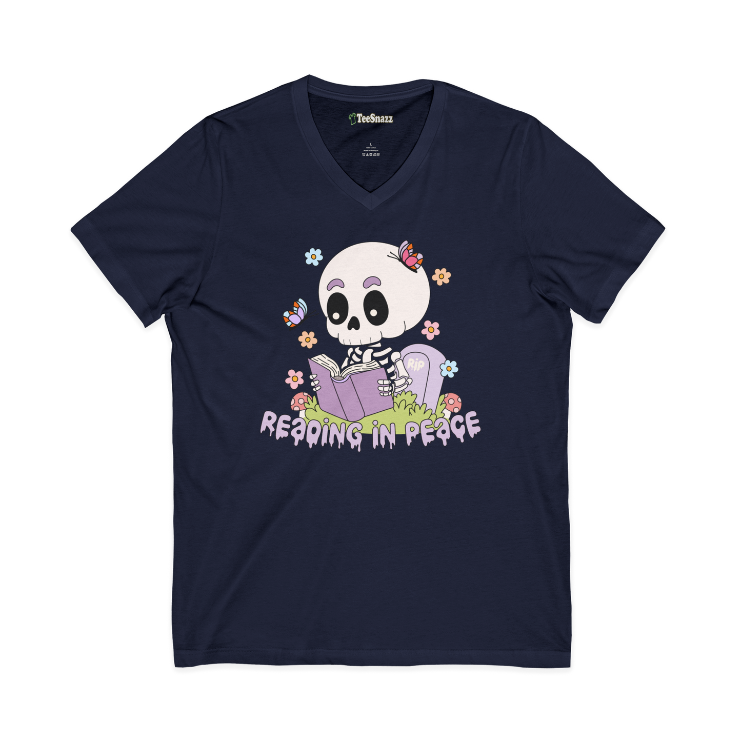 READING IN PEACE (V-NECK)