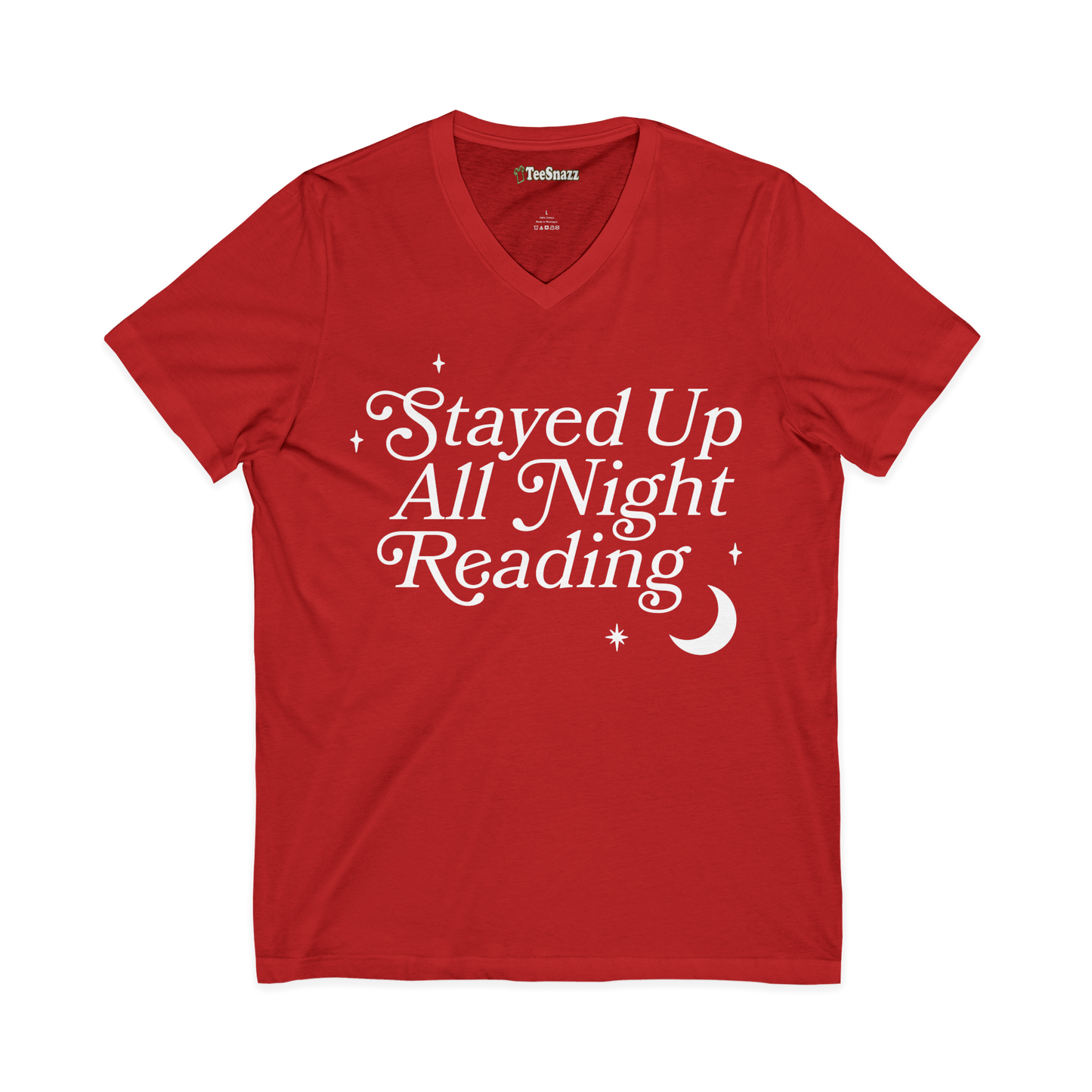 STAYED UP ALL NIGHT READING (V-NECK)