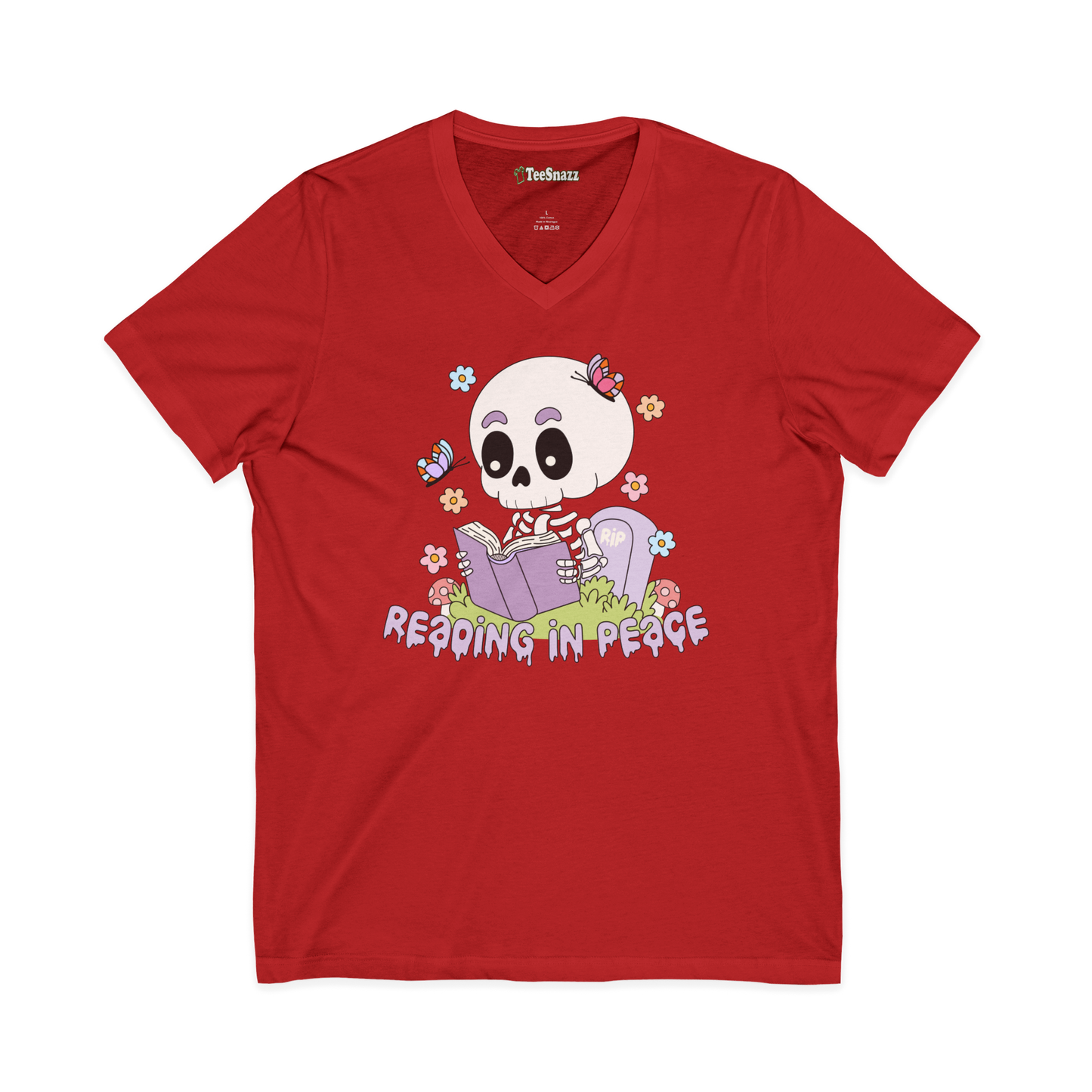 READING IN PEACE (V-NECK)