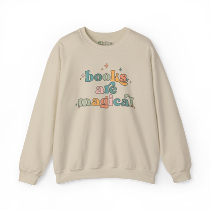 BOOKS ARE MAGICAL (SWEATSHIRT)