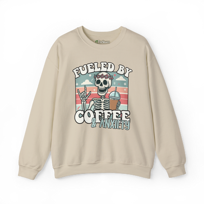 FUELED BY COFFEE & ANXIETY (SWEATSHIRT)
