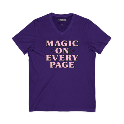 MAGIC ON EVERY PAGE (V-NECK)