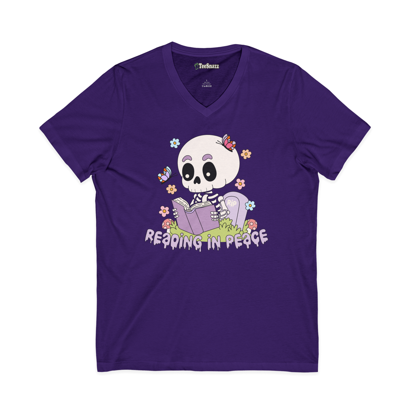 READING IN PEACE (V-NECK)