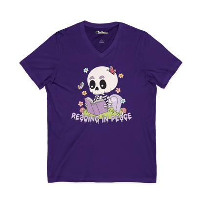 READING IN PEACE (V-NECK)