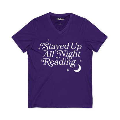 STAYED UP ALL NIGHT READING (V-NECK)