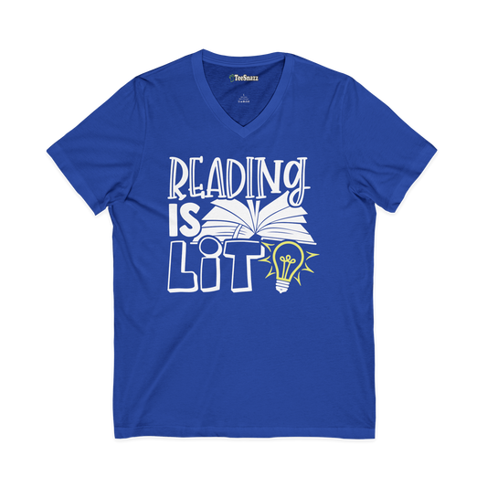 READING IS LIT (V-NECK)