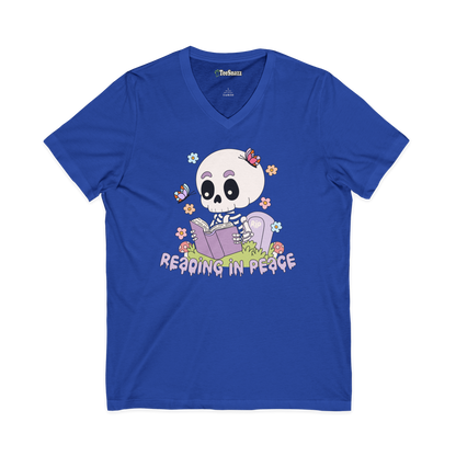 READING IN PEACE (V-NECK)