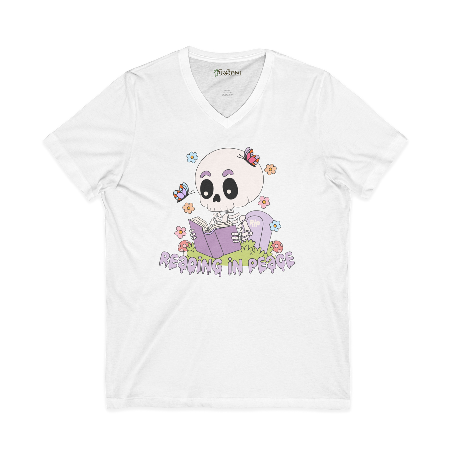 READING IN PEACE (V-NECK)