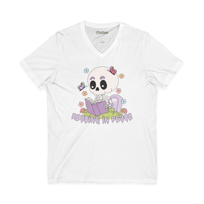 READING IN PEACE (V-NECK)