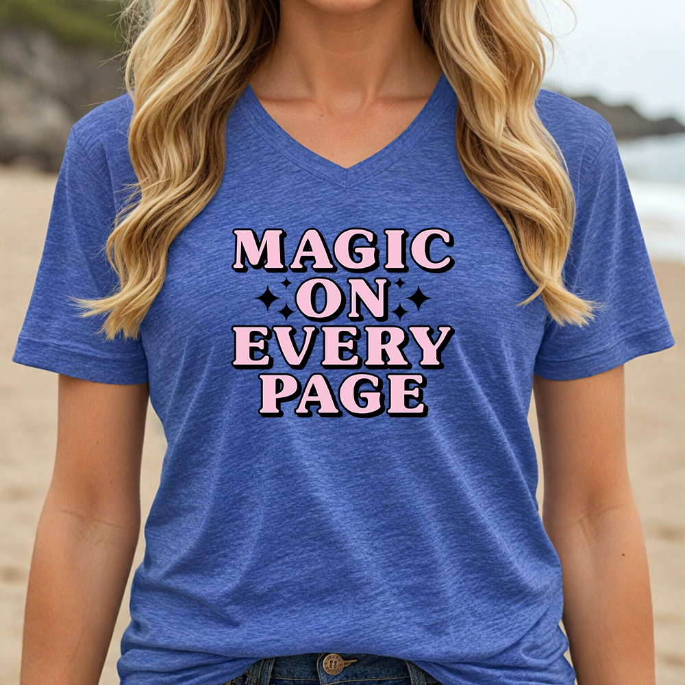 MAGIC ON EVERY PAGE (V-NECK)