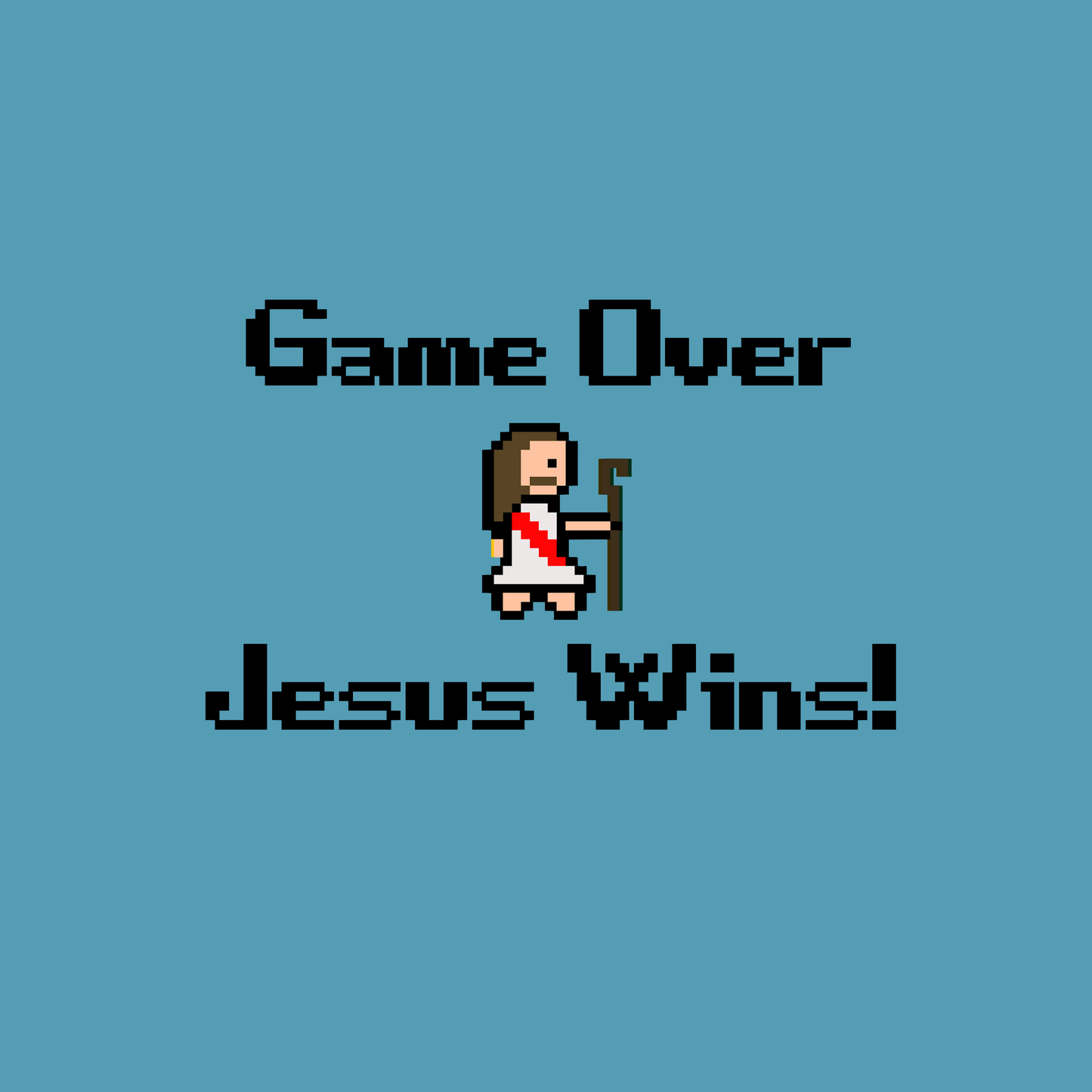 GAME OVER JESUS WINS (T-SHIRT)