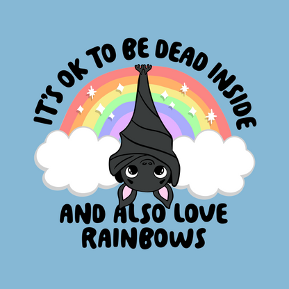 DEAD INSIDE BUT LOVE RAINBOWS (T-SHIRT)