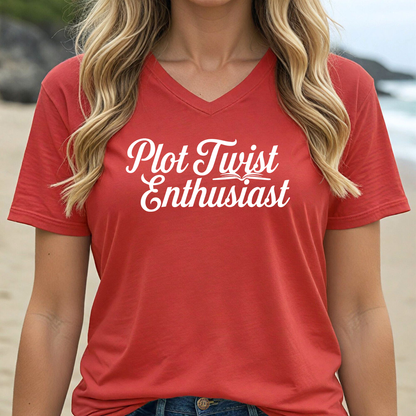 PLOT TWIST ENTHUSIAST (V-NECK)