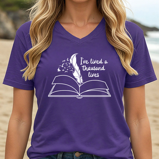 I'VE LIVED A THOUSAND LIVES (V-NECK)