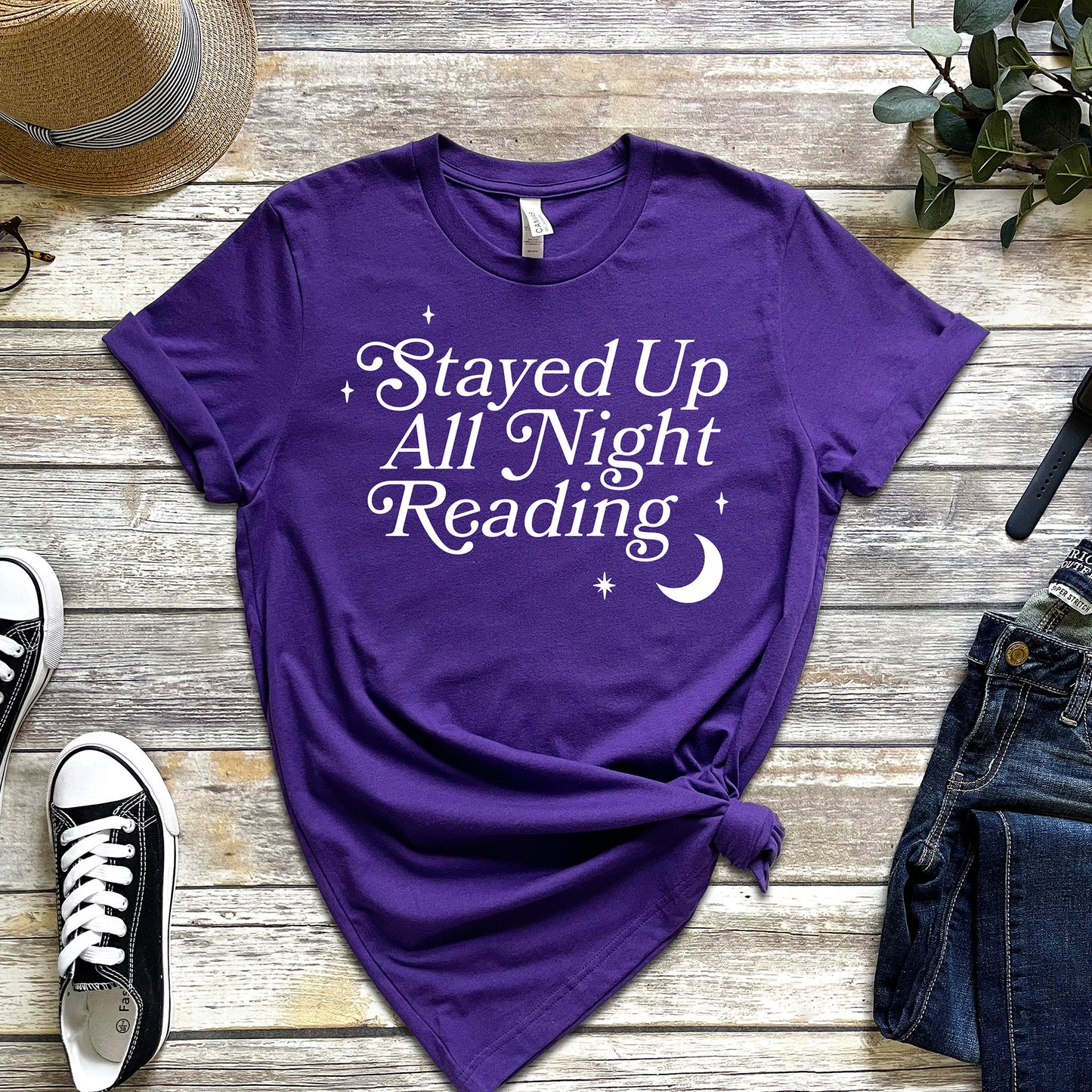 STAYED UP ALL NIGHT READING (T-SHIRT)