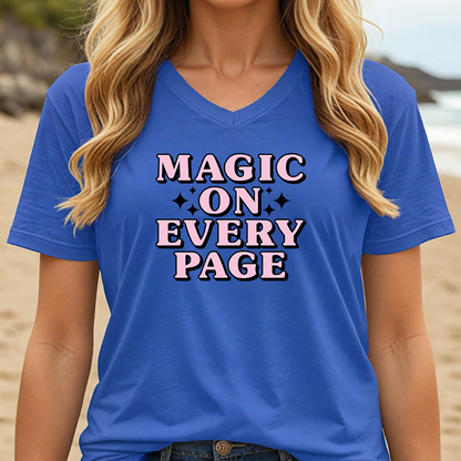 MAGIC ON EVERY PAGE (V-NECK)