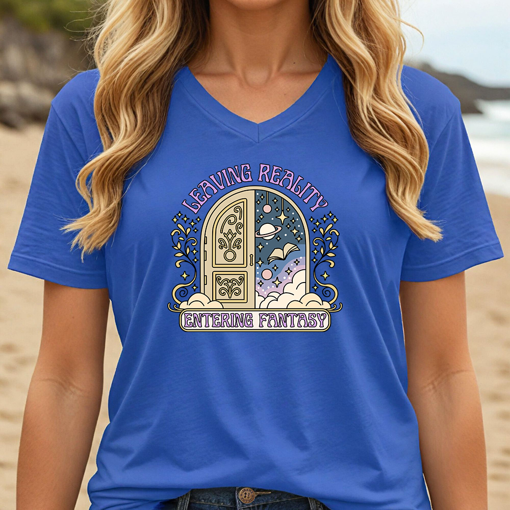 LEAVING REALITY ENTERING FANTASY (V-NECK)