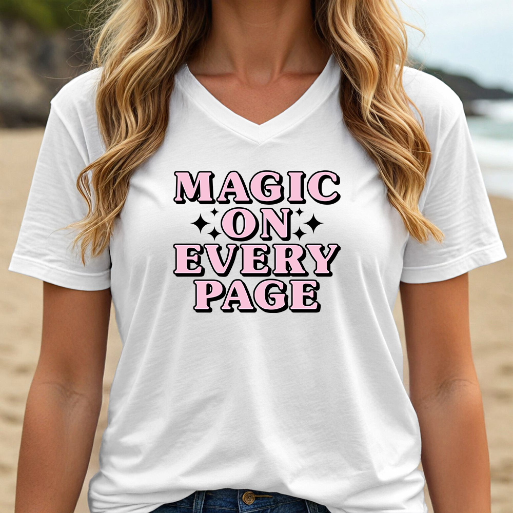 MAGIC ON EVERY PAGE (V-NECK)