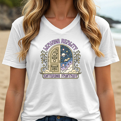 LEAVING REALITY ENTERING FANTASY (V-NECK)