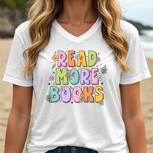 READ MORE BOOKS (V-NECK)